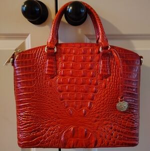 Brahmin Elegant Lava Duxbury Satchel